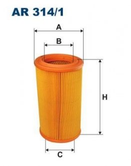 Воздушный фильтр AR314/1 FILTRON AR3141