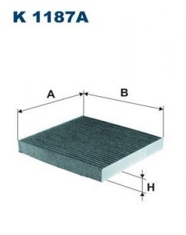 Фильтр салона FILTRON K1187A