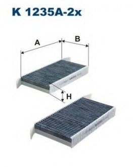 Фильтр салона FILTRON K1235A2X