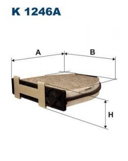Фільтр салону FILTRON K1246A
