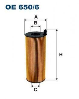 Масляный фильтр OE650/6 FILTRON OE6506