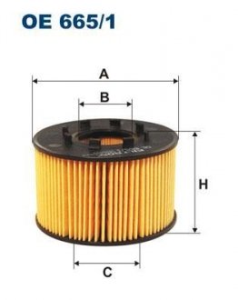 Фильтр масла FILTRON OE6651