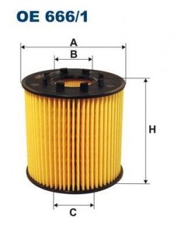 Масляный фильтр OE666/1 FILTRON OE6661