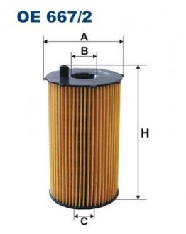 Фильтр масла FILTRON OE6672