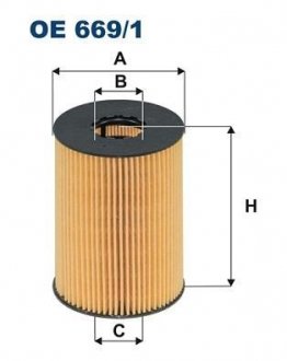 Фильтр масла FILTRON OE6691