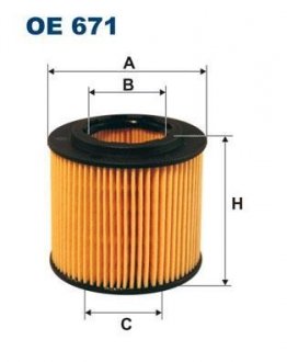 Фильтр масла FILTRON OE671