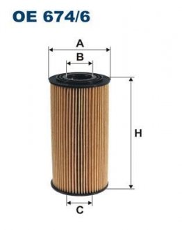 Фільтр масла FILTRON OE6746