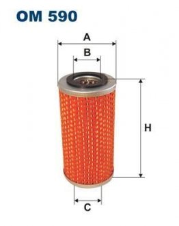 Фільтр масла FILTRON OM590