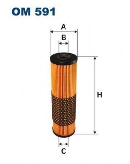 Фильтр масла FILTRON OM591