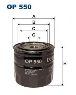 Фильтр масла FILTRON OP550