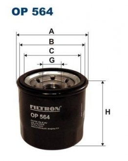 Масляный фильтр FILTRON OP564