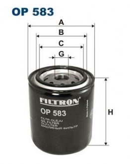 Фільтр масла FILTRON OP583