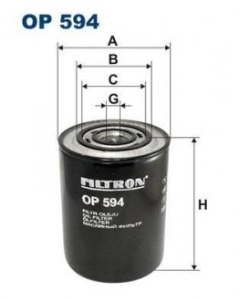 Фильтр масла FILTRON OP594