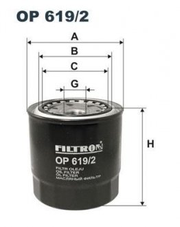 Фильтр масла FILTRON OP6192