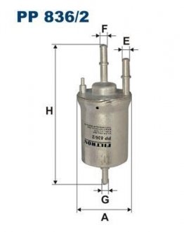 Фильтр топлива FILTRON PP8362 (фото 1)