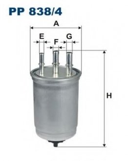 Фильтр топлива FILTRON PP8384 (фото 1)