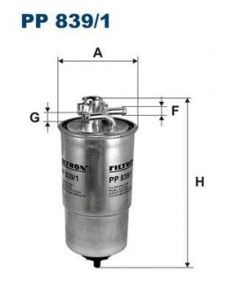 Фильтр топлива FILTRON PP8391 (фото 1)