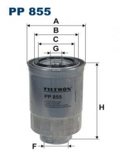 Фильтр топлива FILTRON PP855 (фото 1)