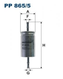 Фильтр топлива FILTRON PP8655 (фото 1)