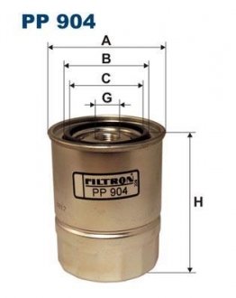 Фильтр топлива FILTRON PP904