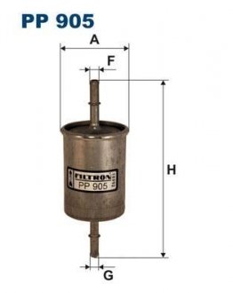 Фильтр топлива FILTRON PP905