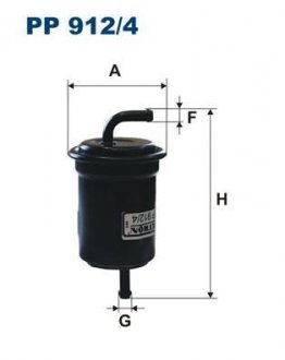 Фильтр топлива FILTRON PP9124 (фото 1)