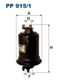 Фільтр палива FILTRON PP9151