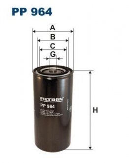 Фильтр топлива FILTRON PP964 (фото 1)