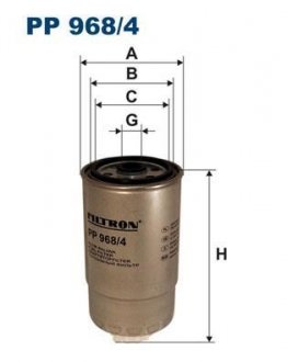 Фильтр топлива FILTRON PP9684