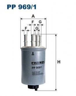 Фильтр топлива FILTRON PP9691