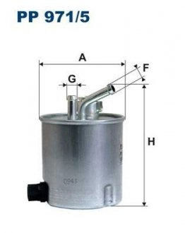 Фильтр топлива FILTRON PP9715 (фото 1)