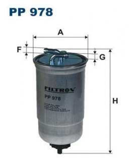 Фільтр палива FILTRON PP978