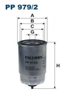 Фильтр топлива FILTRON PP9792 (фото 1)