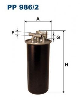 Фільтр палива FILTRON PP9862