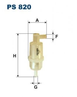 Фільтр палива FILTRON PS820