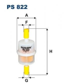 Фильтр топлива FILTRON PS822