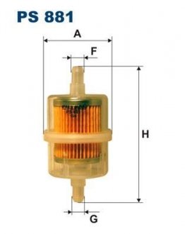 Фильтр топлива FILTRON PS881