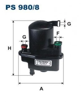 Фильтр топлива FILTRON PS9808 (фото 1)