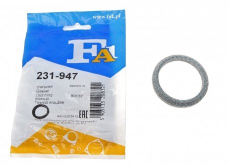 Уплотнительное кольцо, труба выхлопного газа FA1 Fischer Automotive One (FA1) 231-947