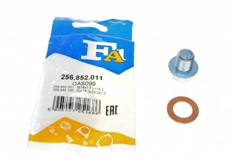 Пробка поддона + уплотнитель FA1 Fischer Automotive One (FA1) 256.852.011