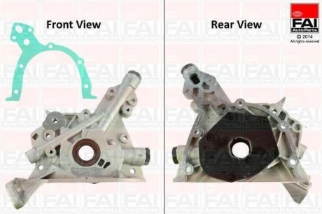 Масляна помпа Opel Astra G/Corsa C/Vectra B/C Z18XE,XEL 1.8,1.8 16V 00- FAI AUTOPARTS Fischer Automotive One (FA1) OP242