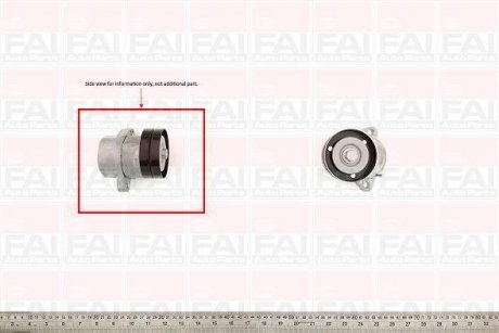 Натяжна планка паска поліклинового Daewoo/Opel 1,8/2,0 FAI AUTOPARTS Fischer Automotive One (FA1) T1009