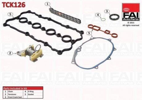 Цепь привода кулачкового вала.) FAI AUTOPARTS Fischer Automotive One (FA1) TCK126