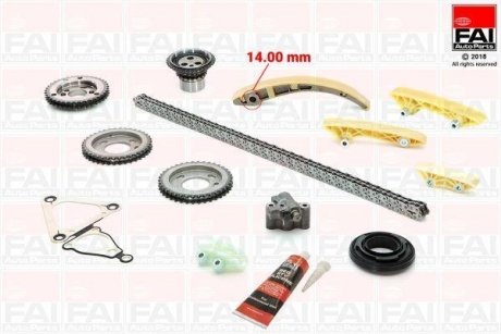 Ланцюг приводу кулачкового валу (набір) FAI AUTOPARTS Fischer Automotive One (FA1) TCK160