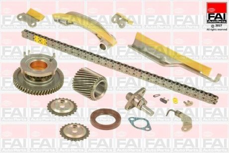 Комплект механизма ГРМ (цепь + элементы) FAI AUTOPARTS Fischer Automotive One (FA1) TCK272NG