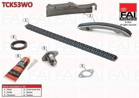 Цепь привода кулачкового вала.) FAI AUTOPARTS Fischer Automotive One (FA1) TCK53WO