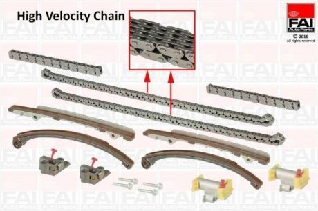 Набор цепи ГРМ JAGUAR S-TYPE (99-07) FAI AUTOPARTS Fischer Automotive One (FA1) TCK89L