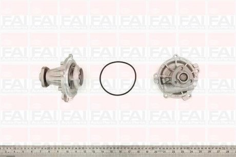 Водяна помпа VAG A4/A6/Felicia/Golf III/Passat/Polo/T-4 1.9SDI/TDI 1994- (1Z/AFF/AFN) FAI AUTOPARTS Fischer Automotive One (FA1) WP6104 (фото 1)