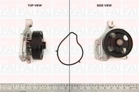 Водяна помпа Mazda 2, 3 1.3/1.4/1.6 10.03- FAI AUTOPARTS Fischer Automotive One (FA1) WP6473 (фото 1)