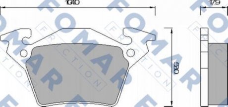 Тормозные колодки FOMAR FO678781